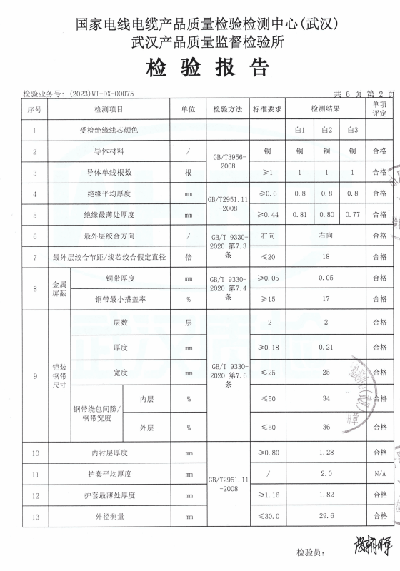 檢驗報告